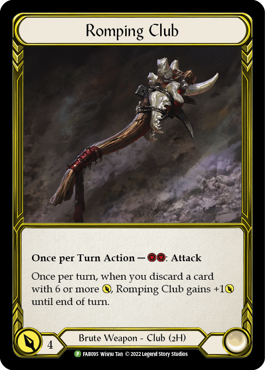 Romping Club (Golden) [FAB095] (Promo)  Cold Foil | Good Games Adelaide SA
