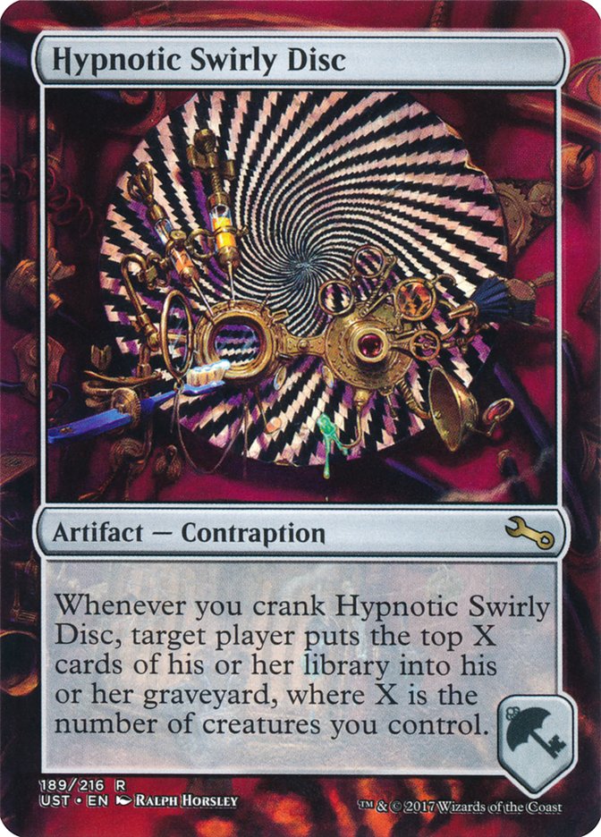 Hypnotic Swirly Disc 189 (Unstable)  - Foil | Good Games Adelaide SA