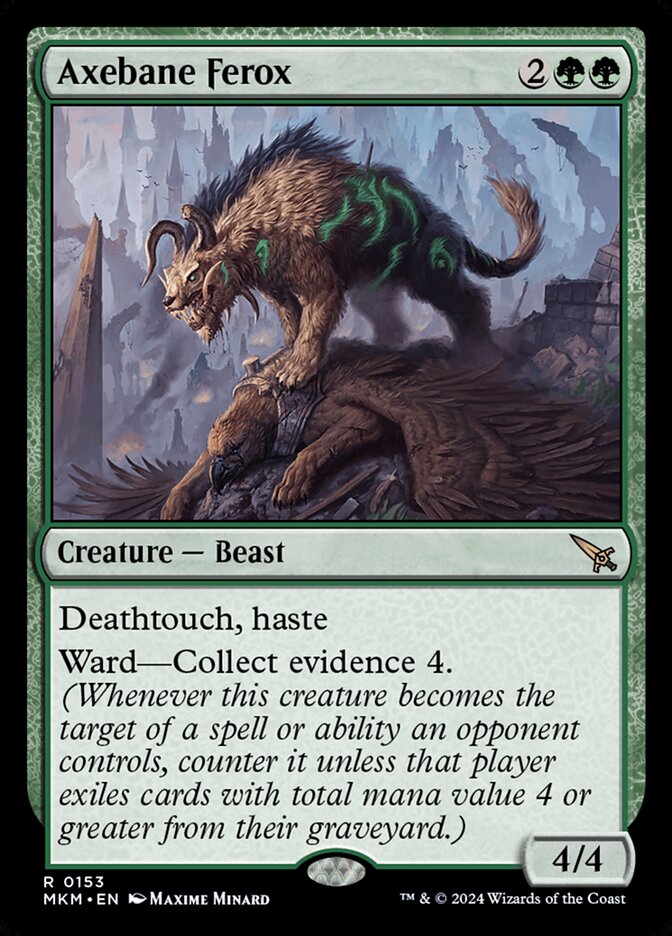 Axebane Ferox 153 (Murders at Karlov Manor)  - Foil | Good Games Adelaide SA