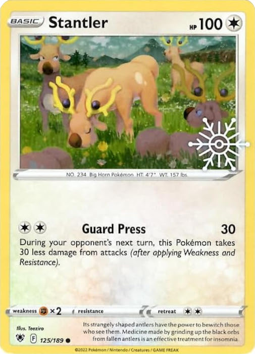 Stantler (125/189) (Holiday Calendar) [Sword & Shield: Astral Radiance] | Good Games Adelaide SA