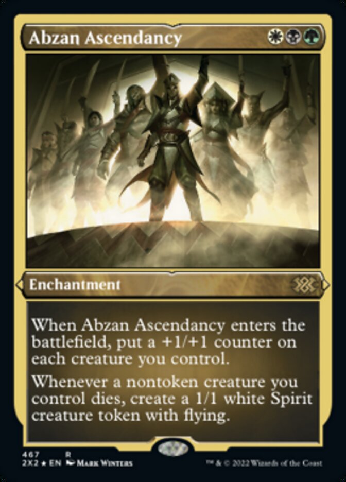 Abzan Ascendancy (Foil Etched) [Double Masters 2022] | Good Games Adelaide SA