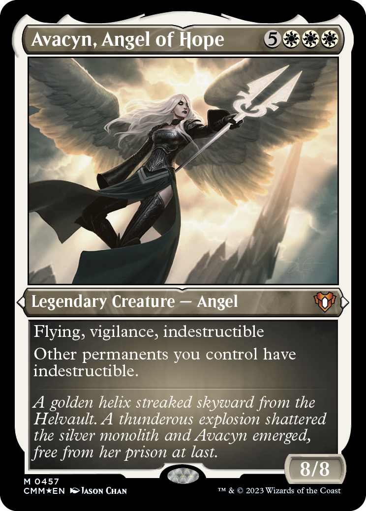Avacyn, Angel of Hope (Foil Etched) [Commander Masters] | Good Games Adelaide SA