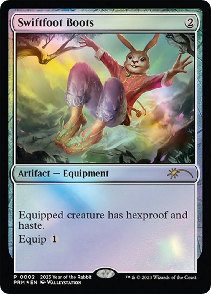 Swiftfoot Boots 2/4 (Unique and Miscellaneous Promos)  - Foil | Good Games Adelaide SA
