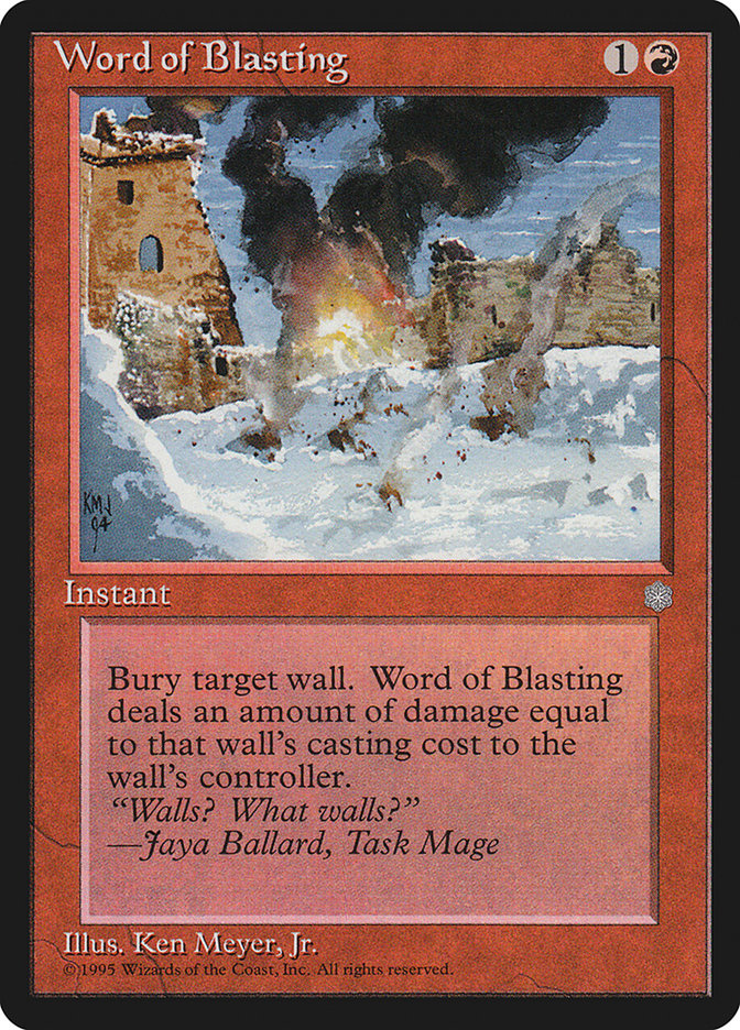 Word of Blasting [Ice Age] | Good Games Adelaide SA