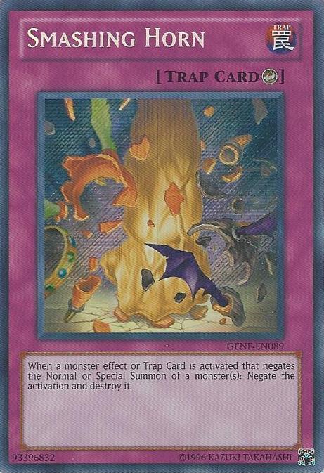 Smashing Horn [GENF-EN089] Secret Rare | Good Games Adelaide SA