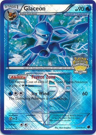 Glaceon (23/116) (City Championship Promo) [Black & White: Plasma Freeze] | Good Games Adelaide SA