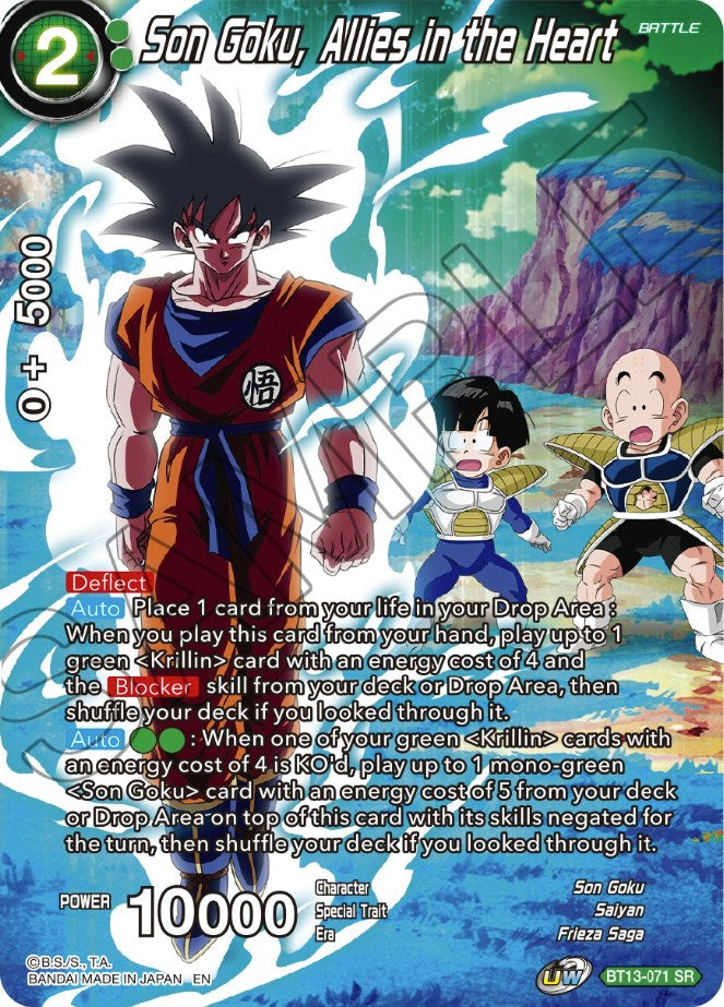 Son Goku, Allies in the Heart (BT13-071) [Theme Selection: History of Son Goku] | Good Games Adelaide SA