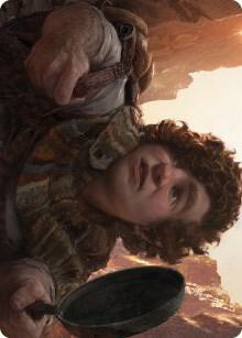 Sam Loyal Attendant Art Card 58 (Art Series: Universes Beyond: The Lord of the Rings: Tales of Middle-earth)  | Good Games Adelaide SA