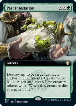 Pest Infestation Extended Art 392 (Commander 2021)  | Good Games Adelaide SA