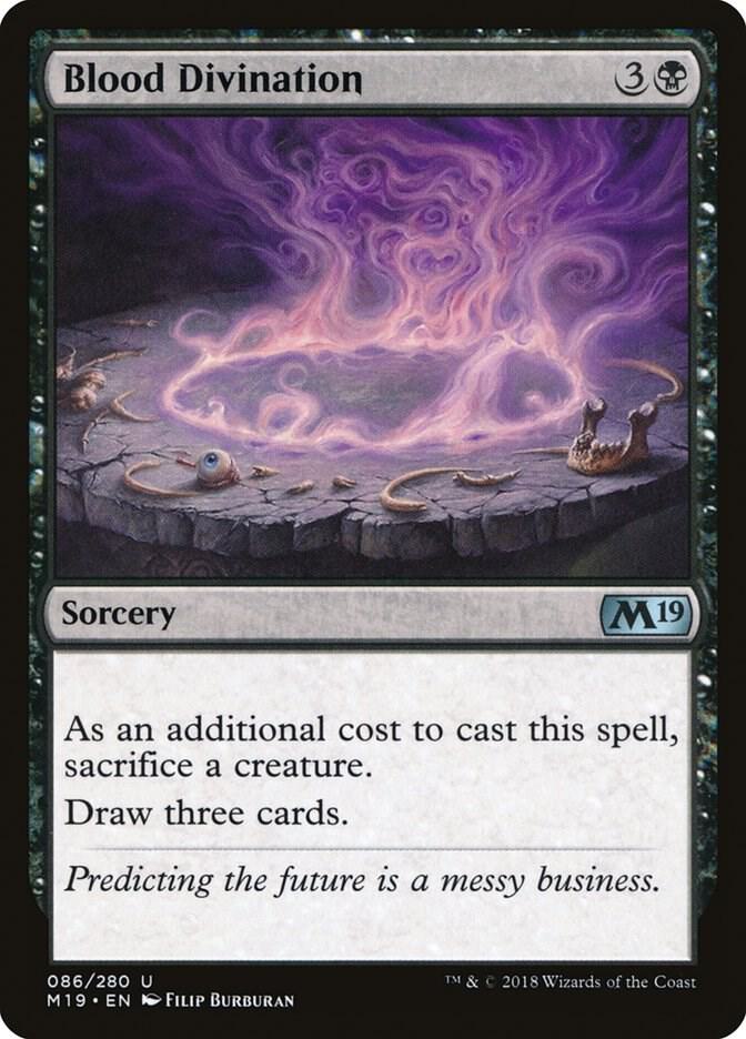 Blood Divination 86 (Core Set 2019)  - Foil | Good Games Adelaide SA