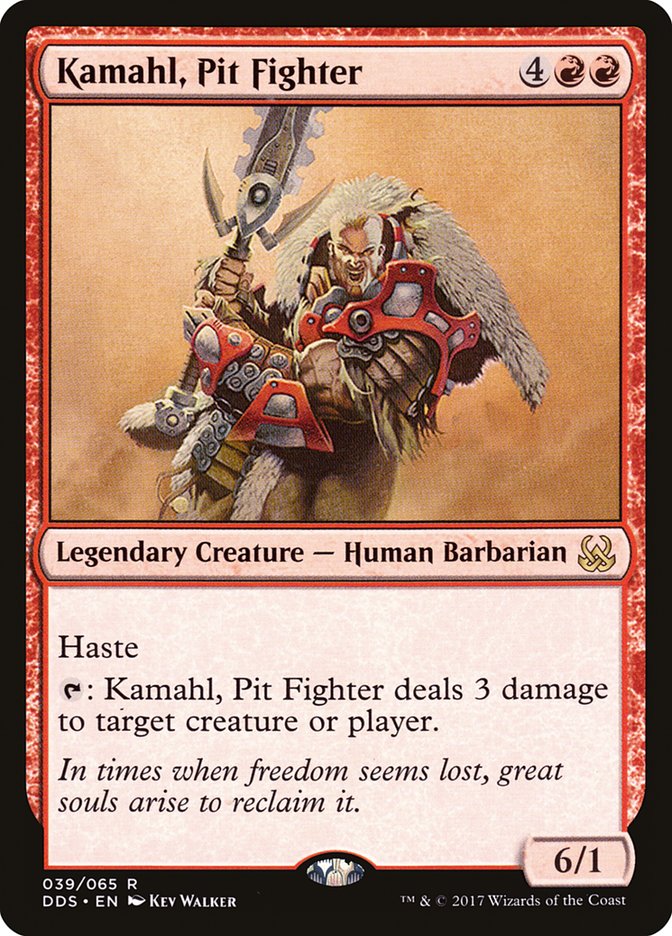 Kamahl, Pit Fighter 39 (Duel Decks: Mind vs. Might)  | Good Games Adelaide SA
