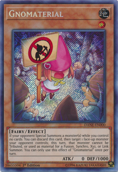 Gnomaterial [DANE-EN000] Secret Rare | Good Games Adelaide SA