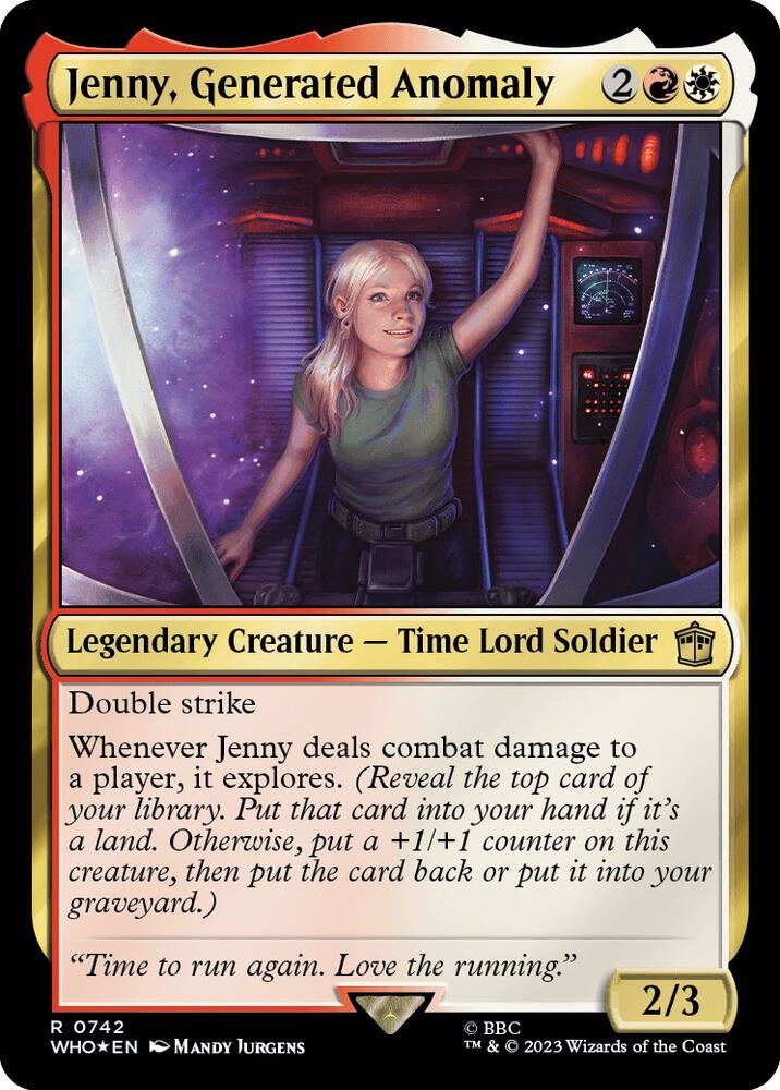 Jenny, Generated Anomaly 742 (Universes Beyond: Doctor Who)  - Foil | Good Games Adelaide SA