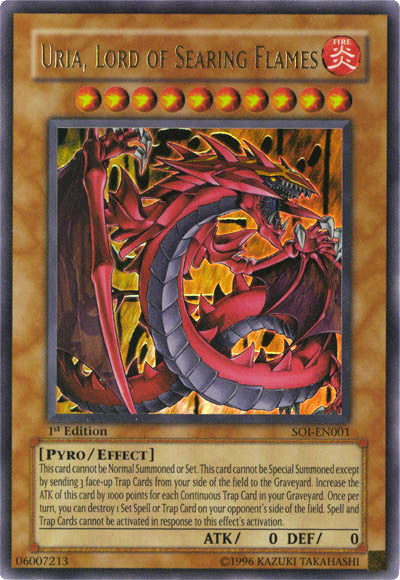 Uria, Lord of Searing Flames [SOI-EN001] Ultra Rare | Good Games Adelaide SA