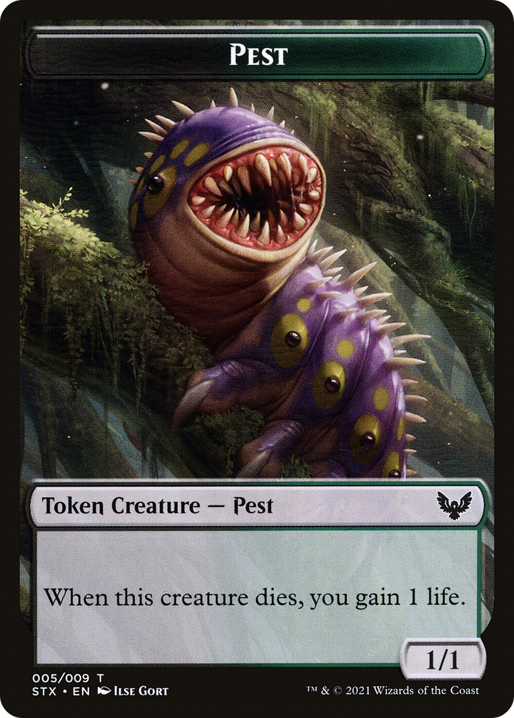Pest // Lukka, Wayward Bonder Emblem Double-Sided Token [Secret Lair: From Cute to Brute Tokens] | Good Games Adelaide SA