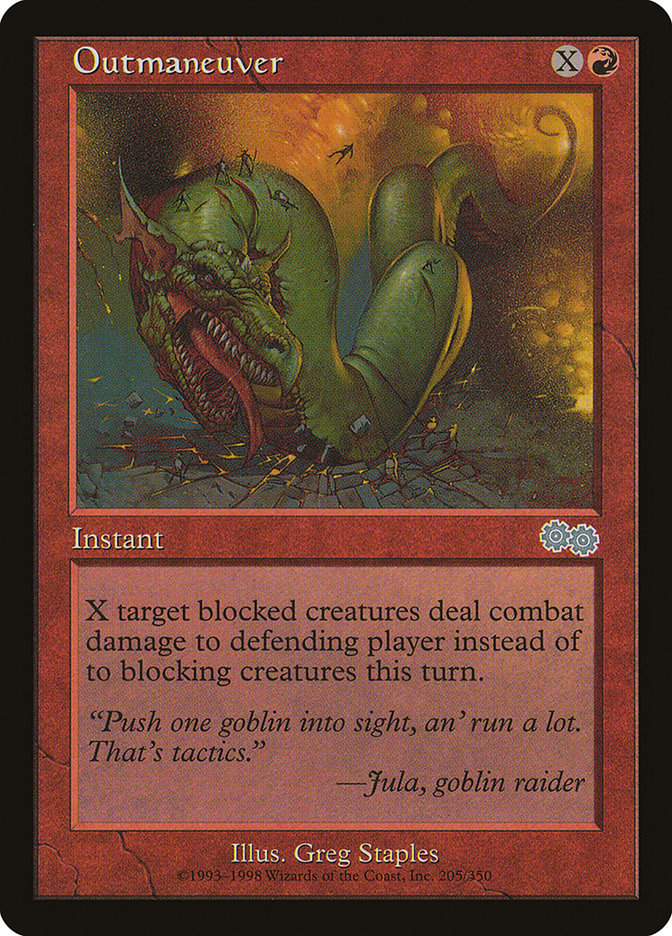 Outmaneuver 205 (Urza's Saga)  | Good Games Adelaide SA