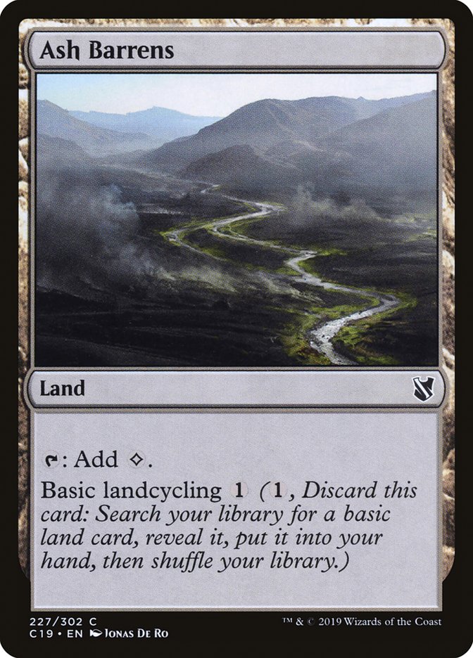 Ash Barrens [Commander 2019] | Good Games Adelaide SA