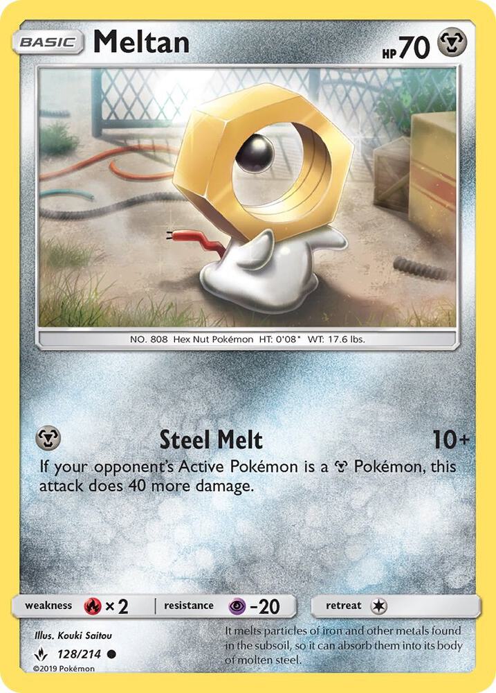 Meltan 128/214 (SM - Unbroken Bonds)  | Good Games Adelaide SA