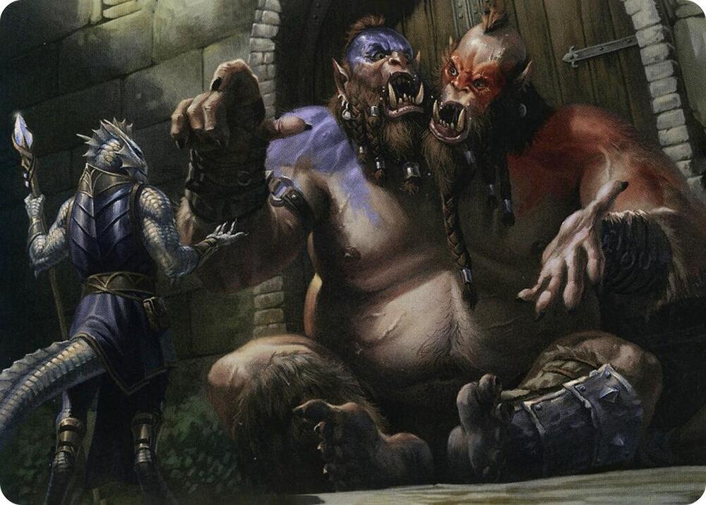 Ettin Art Card 13 (Art Series: Adventures in the Forgotten Realms)  | Good Games Adelaide SA