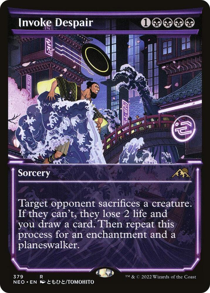 Invoke Despair 379 (Kamigawa: Neon Dynasty)  - Showcase | Good Games Adelaide SA