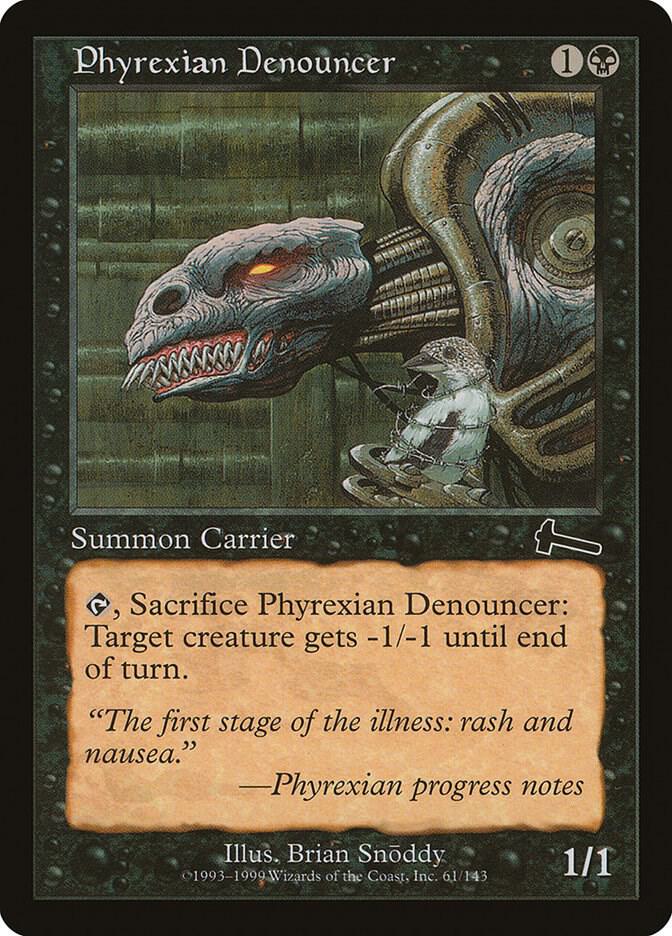 Phyrexian Denouncer 61 (Urza's Legacy)  | Good Games Adelaide SA