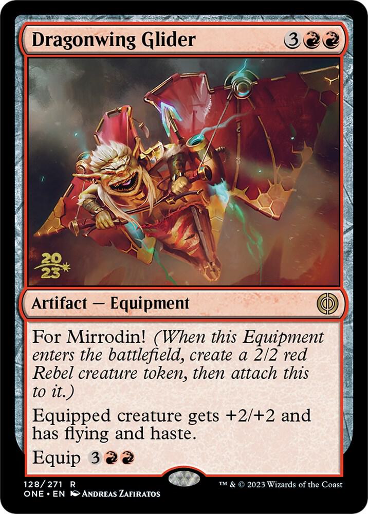 Dragonwing Glider 128 (Prerelease Cards)  - Foil | Good Games Adelaide SA