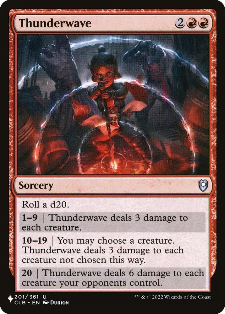 Thunderwave 201/361 (The List Reprints)  | Good Games Adelaide SA