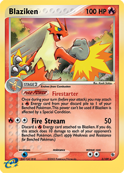 Blaziken (3/109) [EX: Battle Stadium] | Good Games Adelaide SA