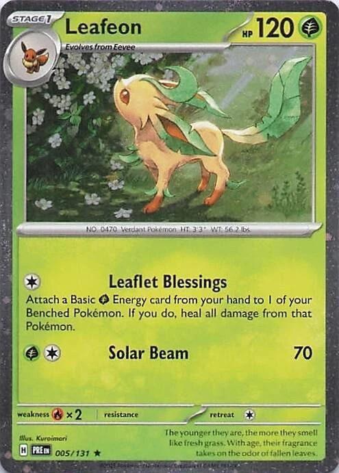 Leafeon 005/131 (Miscellaneous Cards & Products)  - Cosmo Holofoil | Good Games Adelaide SA