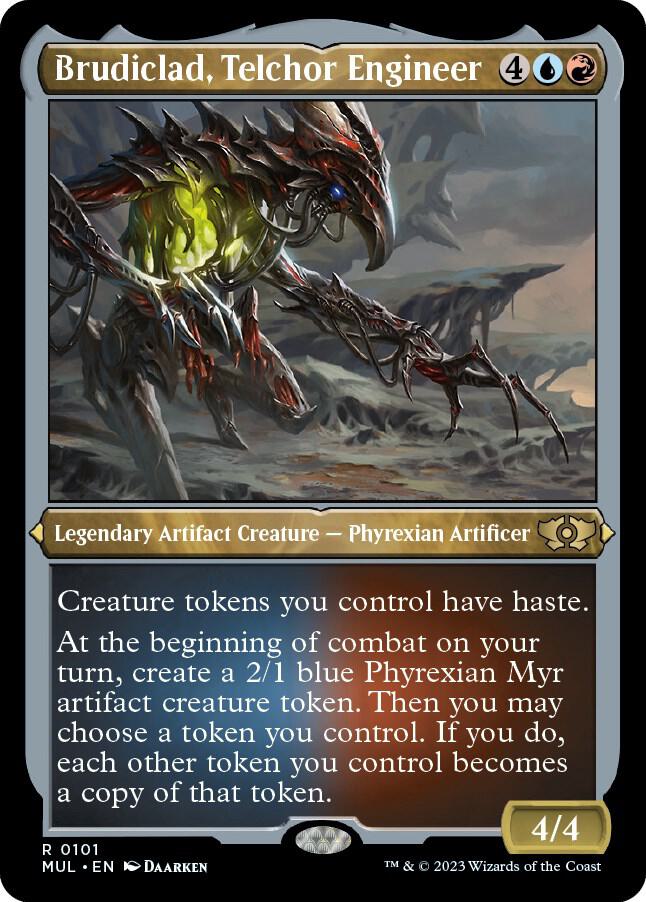 Brudiclad, Telchor Engineer 101 (March of the Machine: Multiverse Legends)  - Etched Foil | Good Games Adelaide SA
