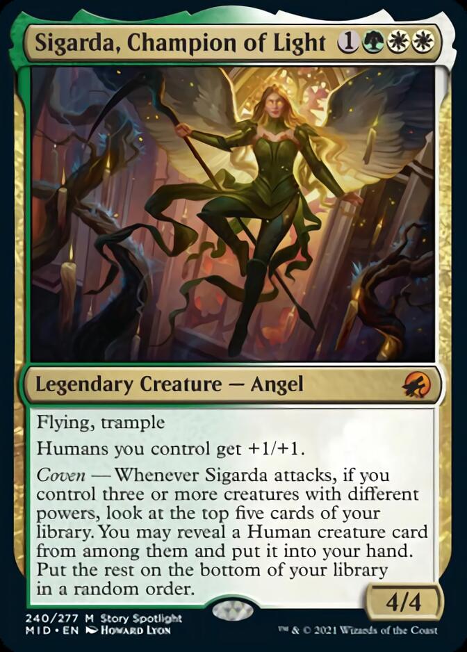 Sigarda, Champion of Light [Innistrad: Midnight Hunt] | Good Games Adelaide SA