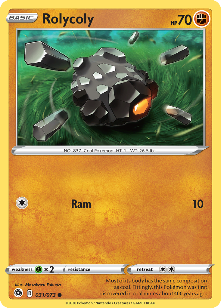 Rolycoly (031/073) [Sword & Shield: Champion's Path] | Good Games Adelaide SA