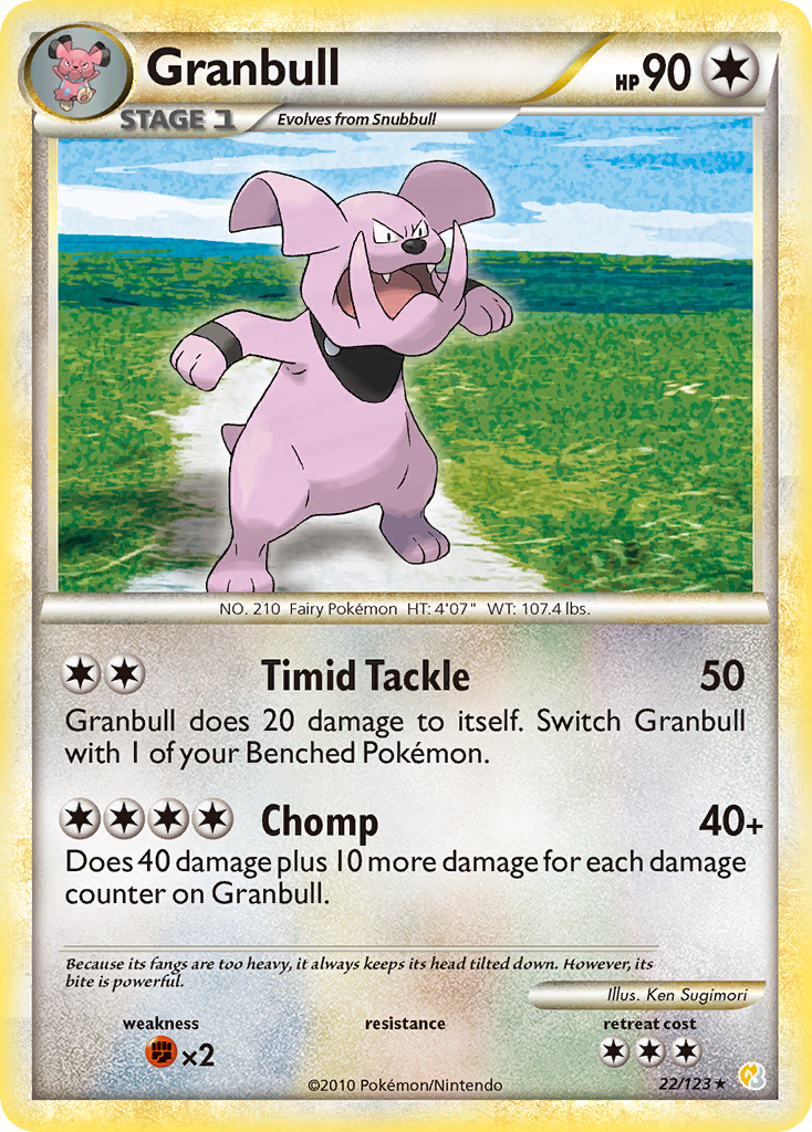 Granbull (22/123) [HeartGold & SoulSilver: Base Set] | Good Games Adelaide SA