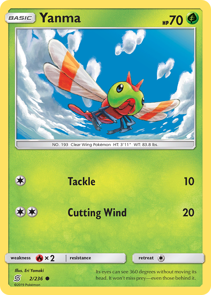 Yanma (2/236) [Sun & Moon: Unified Minds] | Good Games Adelaide SA