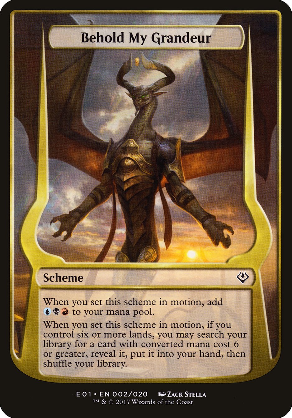 Behold My Grandeur (Archenemy: Nicol Bolas) [Archenemy: Nicol Bolas Schemes] | Good Games Adelaide SA