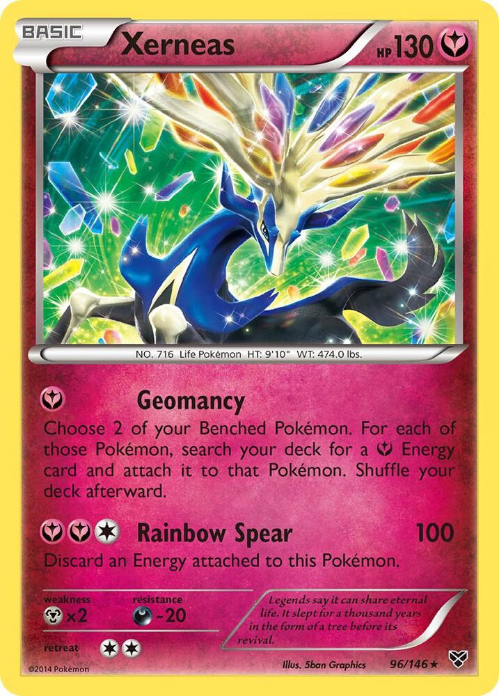 Xerneas 96/146 (XY Base Set)  | Good Games Adelaide SA