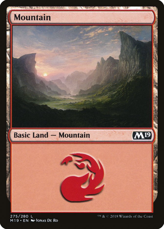 Mountain (275) [Core Set 2019] | Good Games Adelaide SA