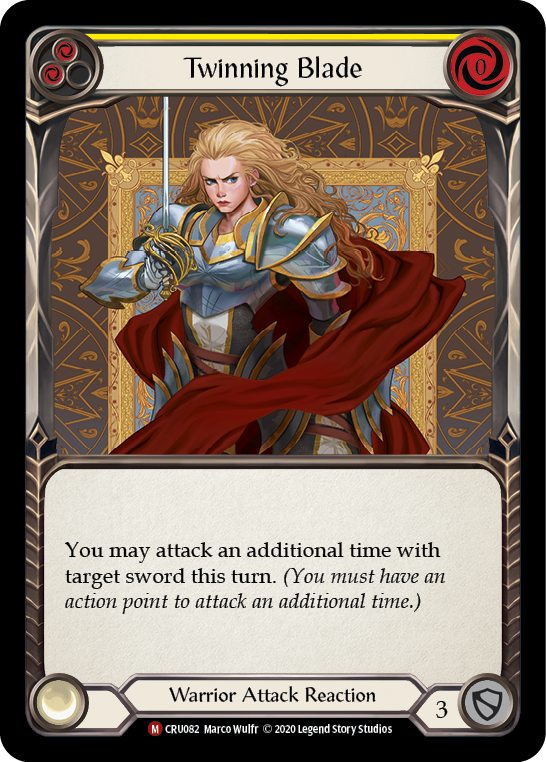 Twinning Blade [CRU082] 1st Edition Normal | Good Games Adelaide SA