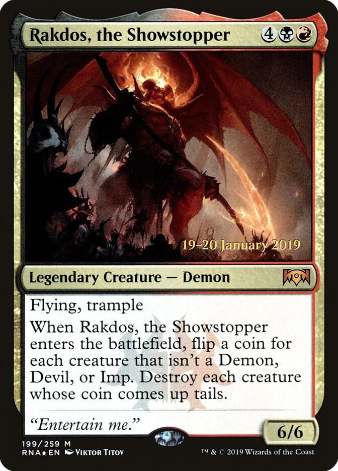 Rakdos the Showstopper 199 (Prerelease Cards)  - Foil | Good Games Adelaide SA