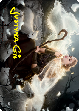 Ancestor's Embrace Art Card (Gold-Stamped Signature) [Innistrad: Crimson Vow Art Series] | Good Games Adelaide SA