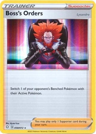 Boss's Orders 058/072 (Deck Exclusives)  - Holofoil | Good Games Adelaide SA