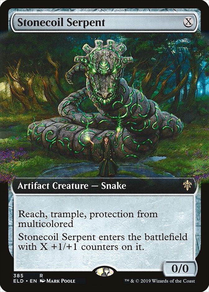 Stonecoil Serpent (Extended Art) [Throne of Eldraine] | Good Games Adelaide SA
