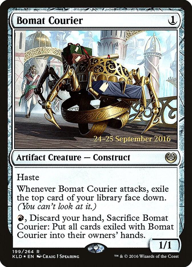Bomat Courier 199 (Prerelease Cards)  - Foil | Good Games Adelaide SA
