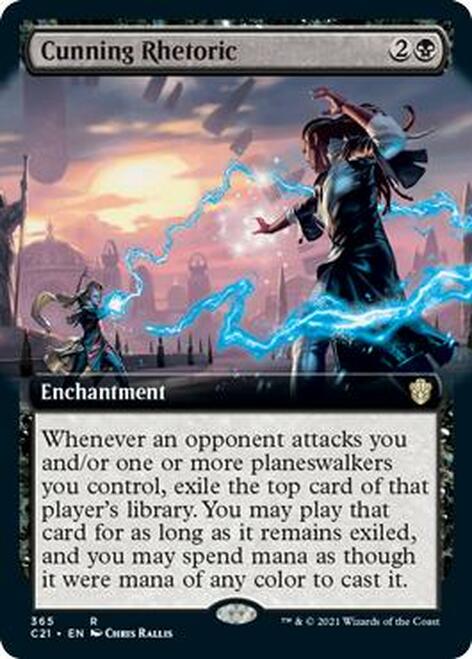 Cunning Rhetoric (Extended) [Commander 2021] | Good Games Adelaide SA
