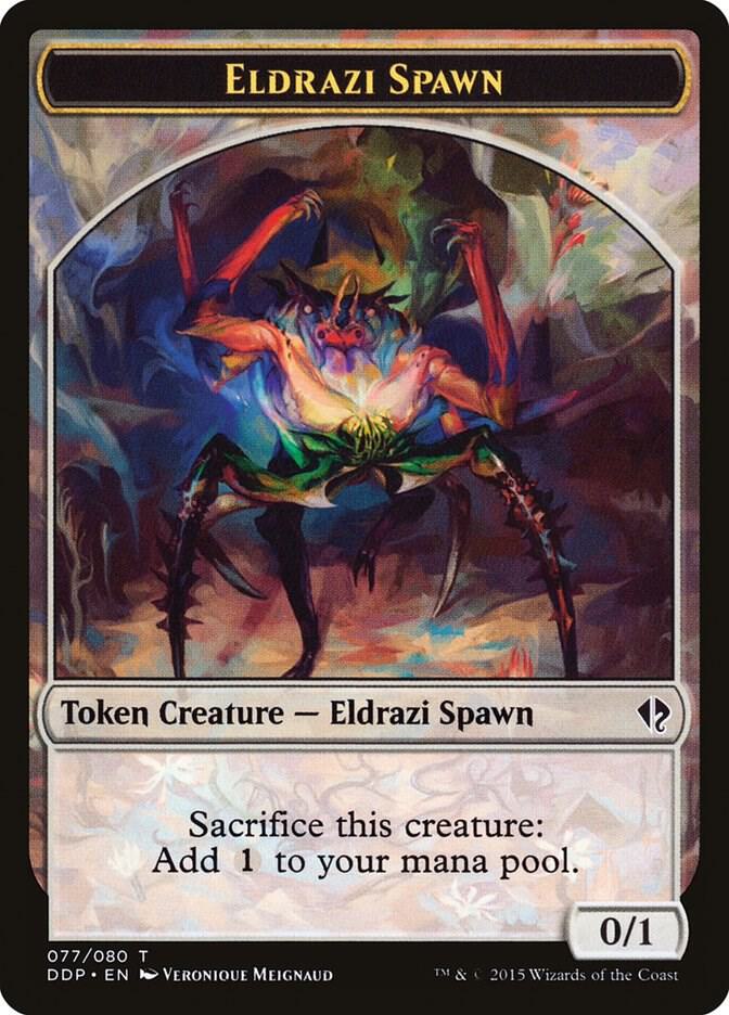 Eldrazi Spawn Token 077 77 (Duel Decks: Zendikar vs. Eldrazi)  | Good Games Adelaide SA