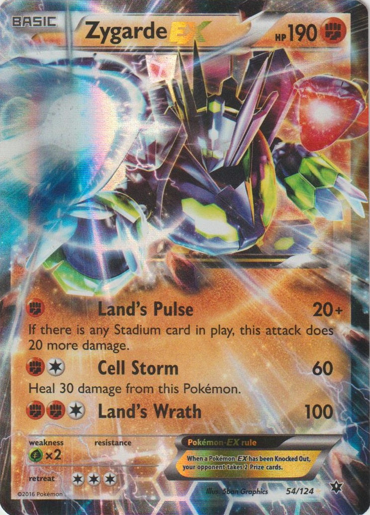 Zygarde EX (054/124) (Jumbo Card) [XY: Fates Collide] | Good Games Adelaide SA