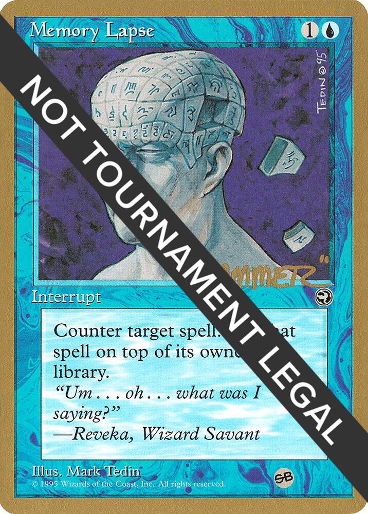 Memory Lapse 1996 Shawn Hammer Regnier HML SB shr32bsb/308 (World Championship Decks)  | Good Games Adelaide SA