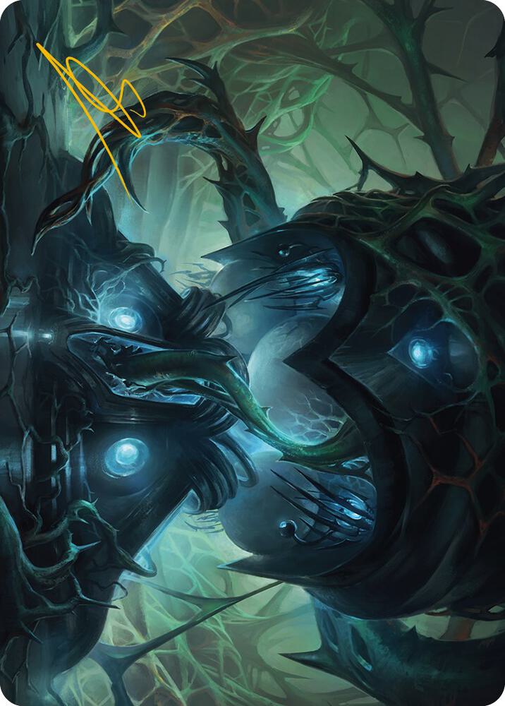 Expand the Sphere Art Card Gold Stamped Signature 38 (Art Series: Phyrexia: All Will Be One)  | Good Games Adelaide SA
