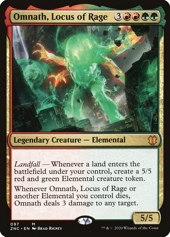 Omnath, Locus of Rage [Zendikar Rising Commander] | Good Games Adelaide SA