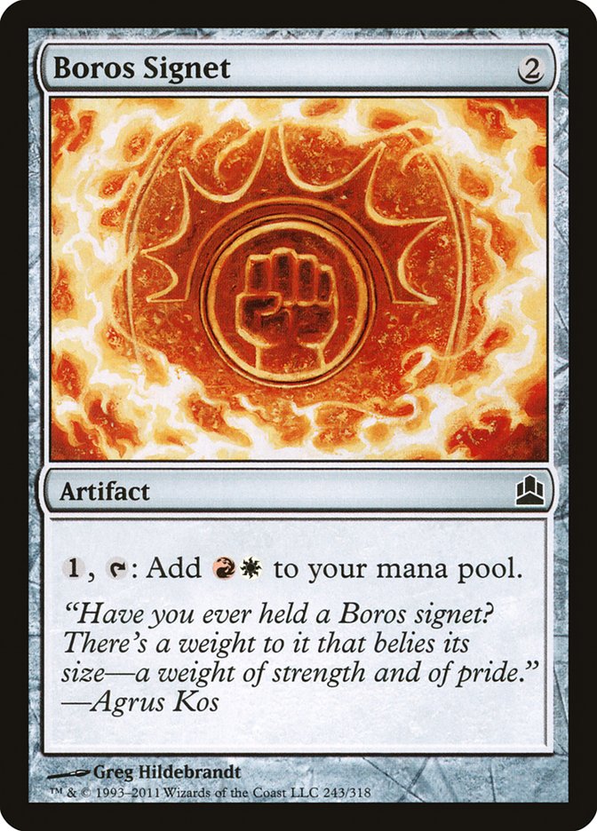 Boros Signet [Commander 2011] | Good Games Adelaide SA